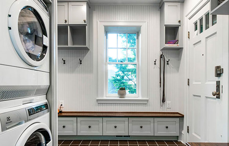 Addition of a laundry room by NJW Construction
