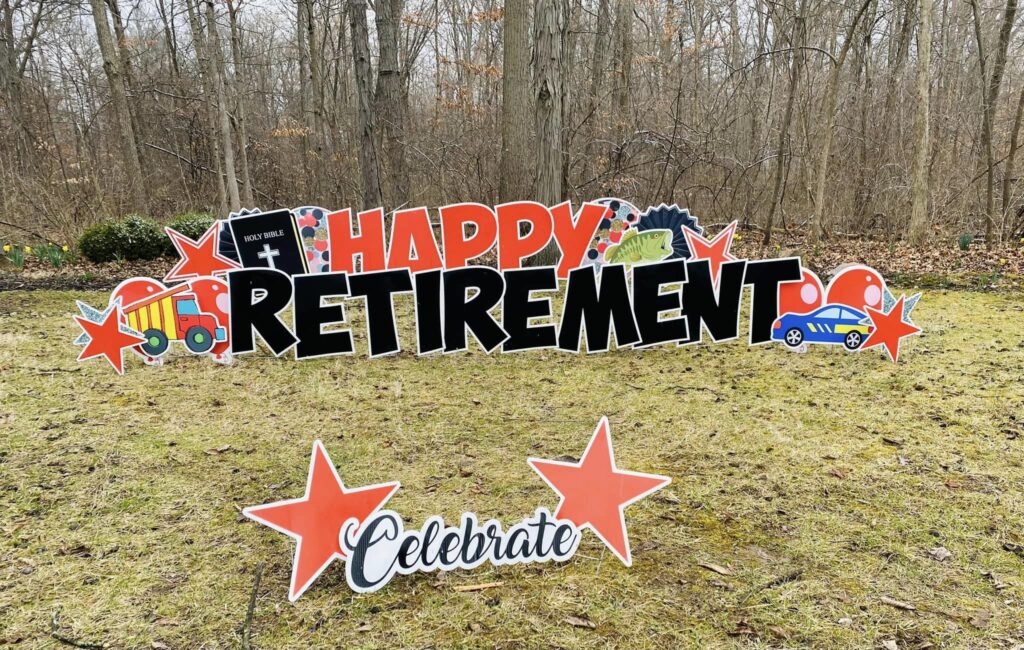 Retirement Celebration Sign